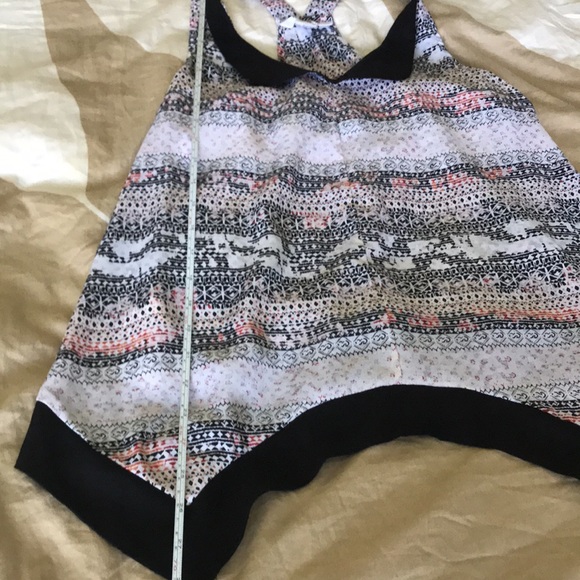 BCBG Tuxedo like Racerback Top - Picture 6 of 13